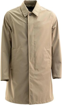 Herno Impermeabile con bottoni - Heren - Mantel - Beige - 3XL - Polyester - Jassen