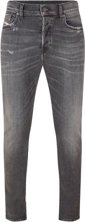Diesel Mens Fing L34 Pntl in Blk Gry Denim - Black - Size 30W/34L