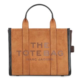 Marc Jacobs Tote Bags, female, Brown, Size: ONE SIZE La borsa tote media in suede