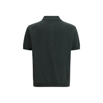 Tom Ford Mens Bicolor Cotton Polo Shirt