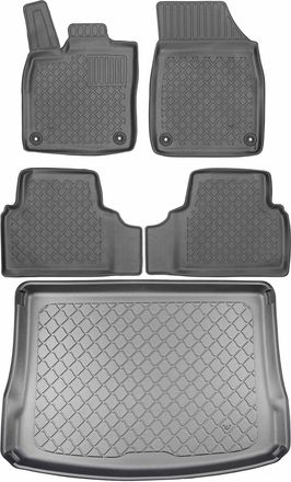 OEM Juego De Alfombrillas Para Coche Y Maletero Para Volkswagen Id.3 Hatchback A Partir De Noviembre De 2019