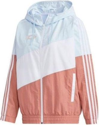 adidas (WMNS) adidas Neo Essential Game Windbreaker Asia Sizing Teal White Black GM2317