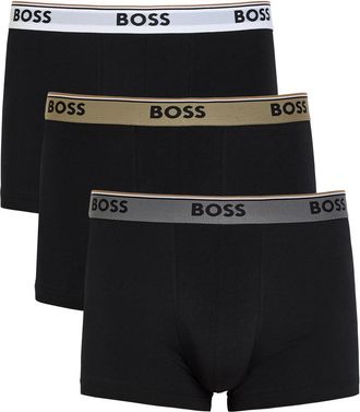 BOSS Boss Stretch-cotton Boxer Trunks - set Three - Black - Xxl