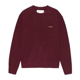 New Amsterdam Surf Association Truien & Vesten, Heren, Rood, S, Gebreide Crewneck