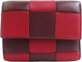 Bottega Veneta Pre-owned Wallets, female, Multicolor, Size: ONE SIZE Pre-owned Tri-fold Wallet