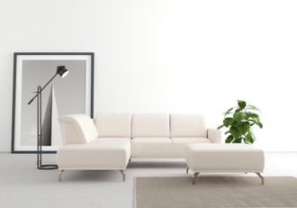 Sit&more Ecksofa »Bailando L-Form« wahlweise mit Kopfteilverstellung und Vorziehsitz, motorisch