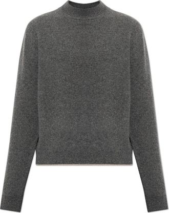 Jacquemus Cachemire Trui - Heren - Cashmere truien - Grijs - XL - Kasjmier - Truien & Vesten
