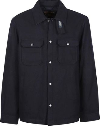 Woolrich Alaskan Shirt Jacket - Heren - Zomerjassen - Blauw - M - Katoen - Jassen