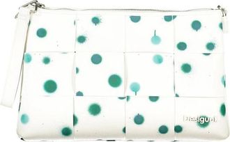 Desigual Polka dot Handbag - Dames - Schoudertassen - Wit - ONE Size - Tassen