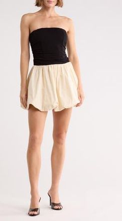 Moon River Bubble Skirt Minidress in Black at Nordstrom Rack, Size X-Small