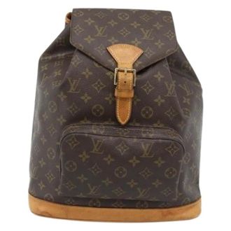 Louis Vuitton Pre-owned Vintage montsouris backpack - unisex - Louis Vuitton Vintage - Vintage Backpacks - Brown - ONE SIZE - Pre-owned