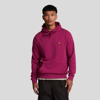 Lyle & Scott Heren pull over hoodie (Bourgondi&euml;)