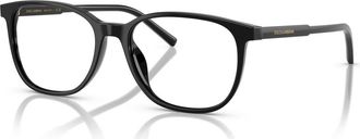 Dolce & Gabbana 51mm Rectangle optical glasses in Black at Nordstrom