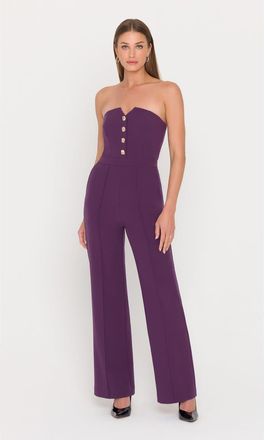 Generation Love Camilo Crepe Jumpsuit in Purple at Nordstrom, Size 12