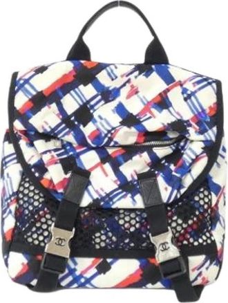 Chanel Pre-owned Nylon Rugzak - Dames - Vintage Rugzakken - Veelkleurig - ONE Size - Nylon - Vintage