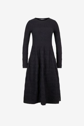 Antonino Valenti Strick-Midikleid mit glitzernden Rauten Trudy