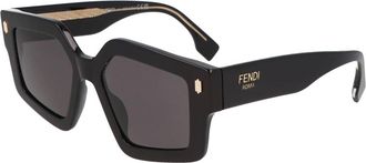 Fendi Dames, Accessoires, Zwart, Maat: 52 MM