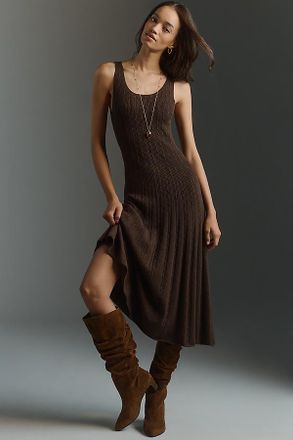 Paige Madeline Sleeveless A-Line Midi Sweater Dress