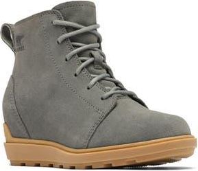 Sorel Evie II Waterproof Wedge Bootie in Quarry/Gum 17 at Nordstrom Rack, Size 10.5