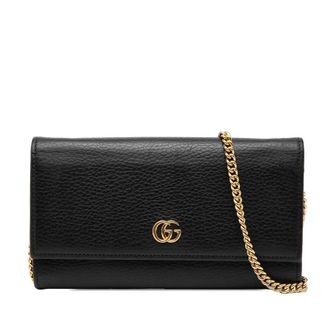 Gucci Pre-owned Gucci GG Marmont Leather Wallet on Chain Ladies BS1DUMJQZE12Y4YR