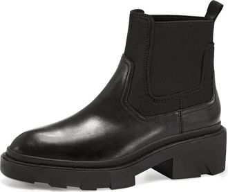 Ash Metro Black Leather Women Boots (Numeric_6)
