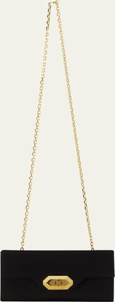 Lanvin Silk Flap Evening Clutch