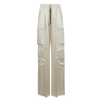 Rick Owens Wide Trousers - female - Rick Owens - Wide Trousers - Beige - M - Trousers