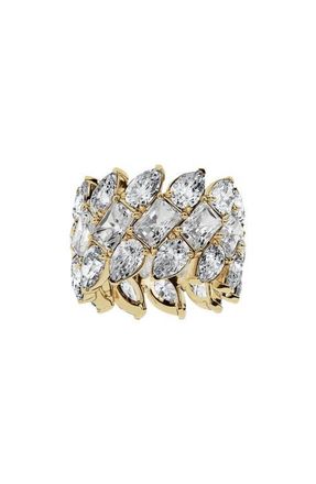 Jennifer Fisher 18K Gold Mixed Cut Lab Created Diamond Eternity Ring - 18.92 ctw in 18K Yellow Gold at Nordstrom, Size 6