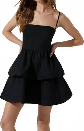 Astr Leola Mini Dress In Black