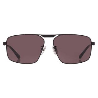 Balenciaga Grey Navigator Mens Sunglasses BB0418SK 001 62