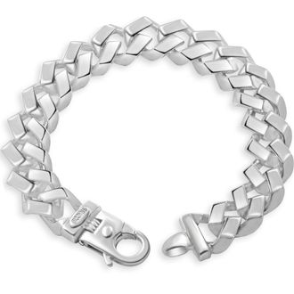 Pompeii3 Mens 14k Gold (118gram) or Platinum (221gram) 15.5mm Link Bracelet 9.5