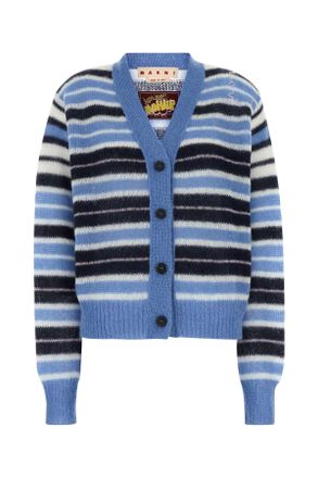 Marni Multikleur Mohair Blend Cardigan