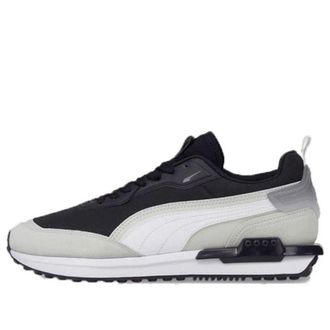Puma City Rider Gradient Lace Up Black Grey 383703-03