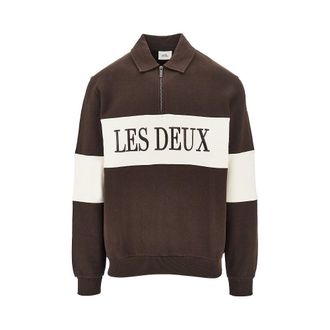 Les Deux Zipper Rugby sweatshirt Man XL