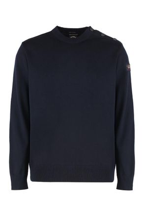 Paul & Shark Virgin Wool Crew-Neck Sweater