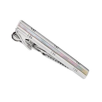 Link Up Mother Of Pearl Tie Bar in White at Nordstrom