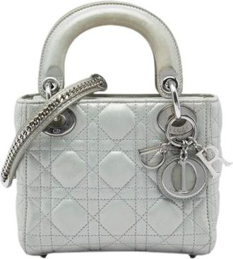 Dior Pre-owned Mini Lady Dior - - Pre-owned - Donna - Grigio - ONE SIZE
