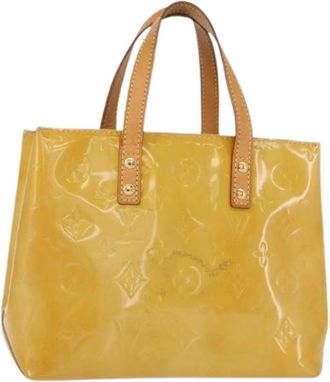 Louis Vuitton Pre-owned Vintage Handtas - Dames - Vintage Handtas - Geel - ONE Size - Leer - Vintage