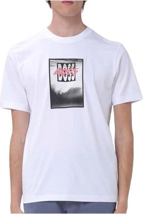 HUGO BOSS Te DJ T-Shirt - Heren - T-shirts - Wit - XL - Katoen - Tops