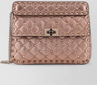Valentino Garavani rockstud spike medium leather shoulder bag