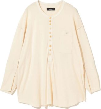 Undercover button-up long-sleeve shirt - Neutrals