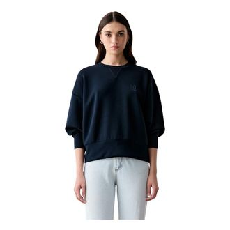 Mos Mosh MOS Mosh, Dames, Sweatshirts & Hoodies, Blauw, Maat: XS Viscose