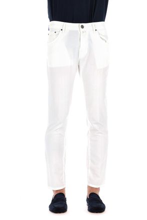Jacob Cohen Scott Fit Color Cotton-Linen Elastane 5-Pocket Trousers