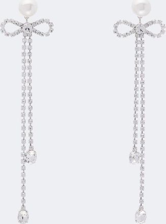 Magda Butrym Embellished faux pearl drop earrings