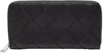 Bottega Veneta Pre-owned Wallets, female, Black, Size: ONE SIZE Pre-owned Leather Wallet