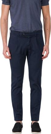Mason's Torino 1 Pinces Flex - Heren - Chinos - Blauw - XS - Katoen - Broeken