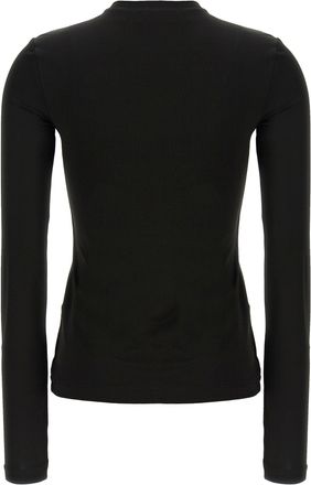 Off-white Logo-Print Stretch Sweater - Black