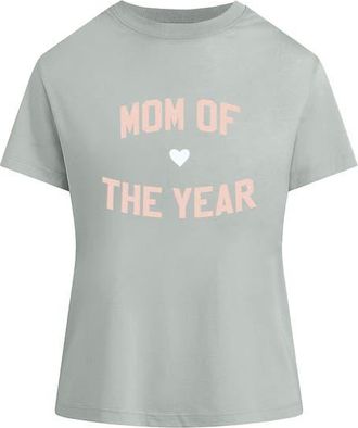 Favorite Daughter The Mother of the Year Graphic T-Shirt in Light Sage/Pale Pink at Nordstrom, Size Xx-Large