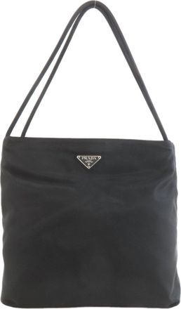 Prada Black Nylon Tote Bag (Pre-Owned)