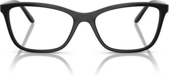 Vogue Eyewear 52mm Butterfly Optical Glasses in Black at Nordstrom